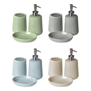 Moon Pale Blue 3Pc Bathroom Set