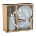Moon Pale Blue 3Pc Bathroom Set