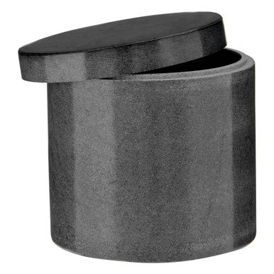 Kamal Dark Grey Marble Effect Cotton Jar