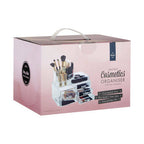 8 Compartments Clear Cosmetics Organiser With 4 Drawers