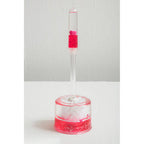 Floating Acrylic Hearts Toilet Brush Holder