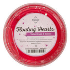 Floating Acrylic Hearts Toilet Brush Holder