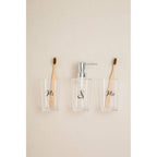 Set Of Four Mr And Mrs Bath Set.