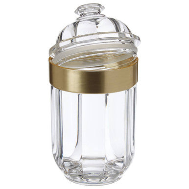 Medium Light Gold Acrylic Storage Jar