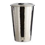 Hammered Bathroom Nickel Finish Toothbrush Holder