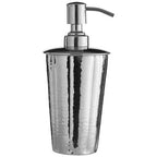 Hammered Bathroom Nickel Finish Lotion Dispenser