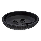 Ticino Brittany Black Glass Soap Dish