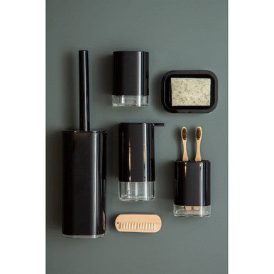 Ando Black Acrylic Toilet Brush Holder