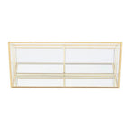 Beauty Glass Makeup Organiser With 3 Compartments