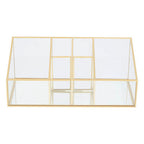 Beauty Glass Makeup Organiser With 6 Compartments