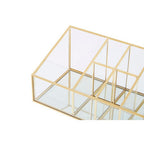 Beauty Glass Makeup Organiser With 6 Compartments