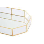 Vintage Glass Octagonal Jewellery Tray