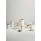 Canyon White Toilet Brush Holder