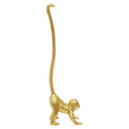 Fauna Gold Finish Monkey Toilet Roll Holder