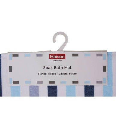 Soak Stripe Design Bath Mat