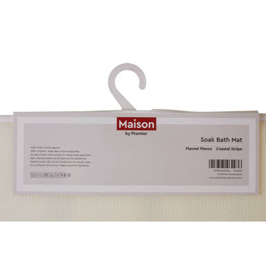 Soak Stripe Design Bath Mat