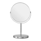 Marisha Silver Effect Metal Swivel Table Mirror