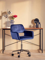 Marisha Silver Effect Metal Swivel Table Mirror