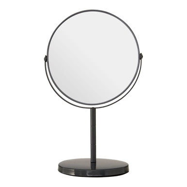 Marisha Grey Metal Swivel Large Table Mirror