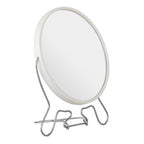 Mison White Metal Large Shaving Mirror