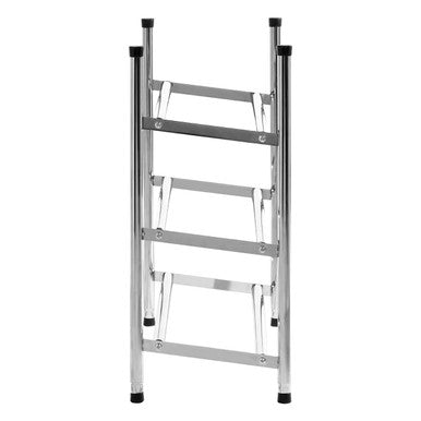 Three Tiers Chrome Shoe Rack - Luxe Home Essentials