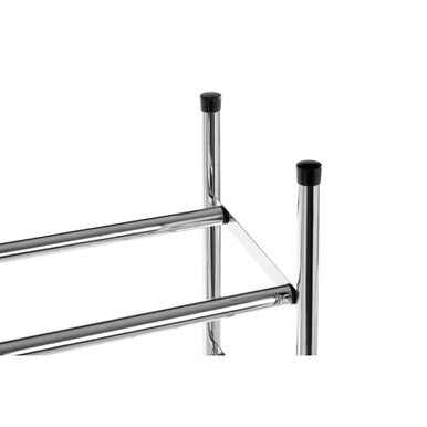 Three Tiers Chrome Shoe Rack - Luxe Home Essentials