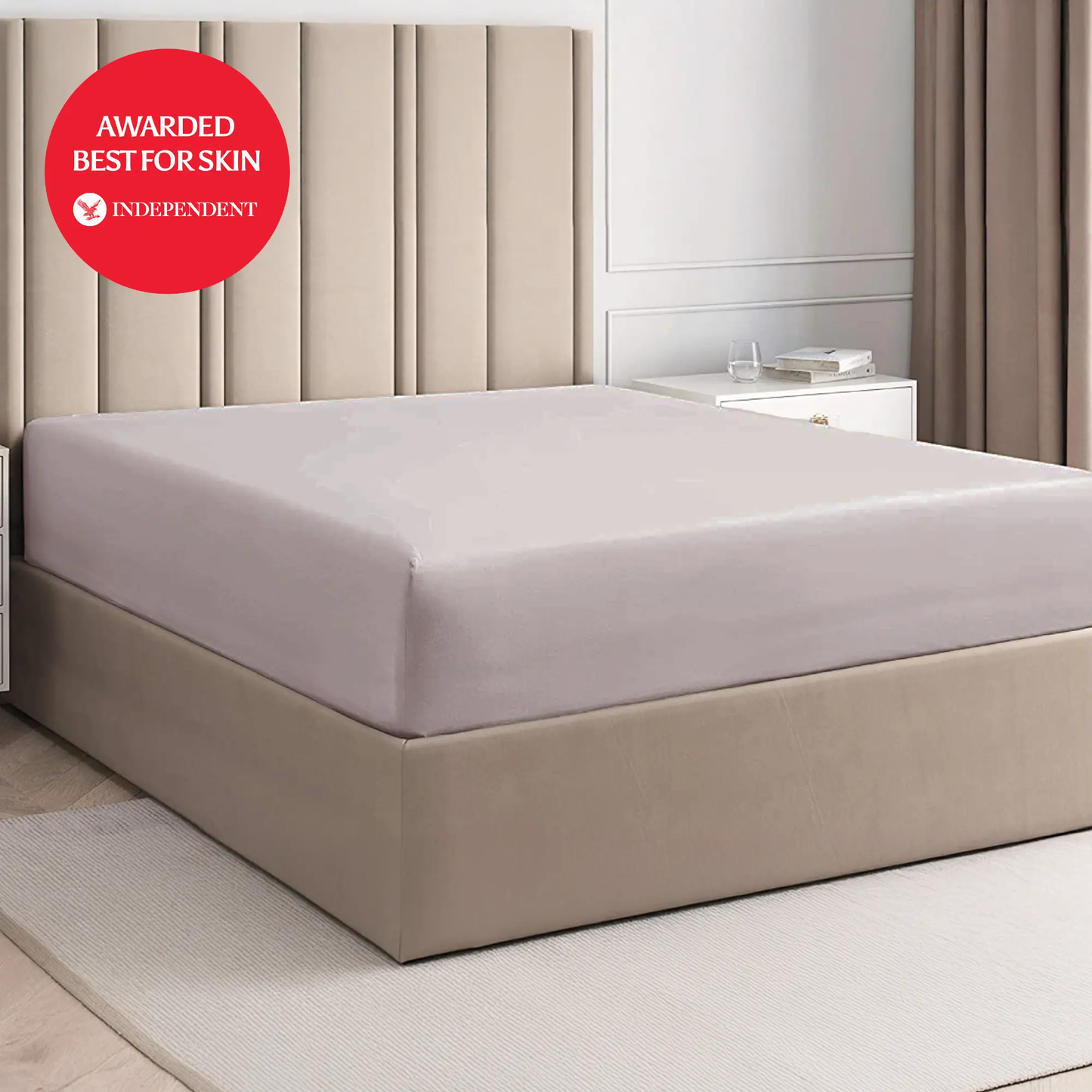 100% Organic Bamboo Silk Deep Fitted Sheet Luff Sleep