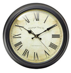 Robello Black Lined Rim Wall Clock