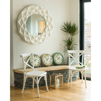 Vermont Grey Plastic Wall Clock