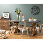 Vitus Grey Metal Small Wall Clock