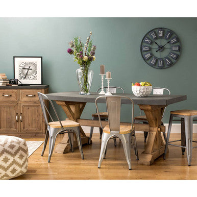Vitus Grey Metal Small Wall Clock