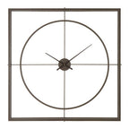 Trinity Rust Finish Wall Clock