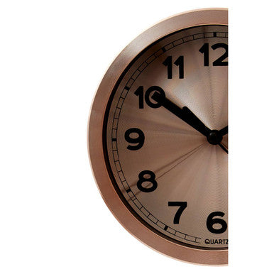 Elko Wall Clock With Copper And Black Finish