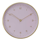 Elko Gold And Pink Finish Wall Clock