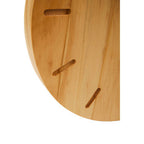 Vitus Natural Finish Oak Wood Wall Clock