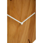 Vitus Natural Finish Oak Wood Wall Clock