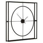 Trinity Black Finish Wall Clock