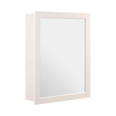 Port Mirrored Wall Cabinet With 2 Inner Shelves