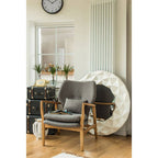 Stockholm Grey Chair With Birchwood Frame