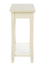 Heritage 2 Drawers White Console Table