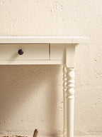 Heritage 2 Drawers White Console Table