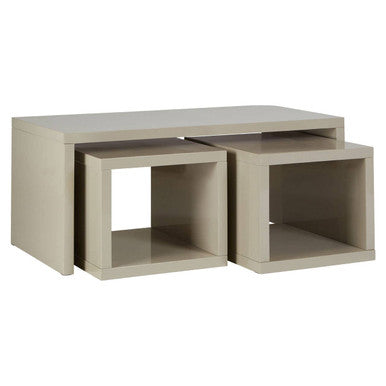 Madrid Coffee Table With 2 Under Tables