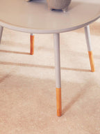 Viborg Grey Large Round Side Table