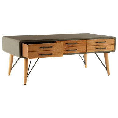 Trinity Coffee Table With Six Drawers