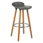 Stockholm Grey Pp Seat Bar Stool