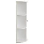 Portland Seven Shelf Mirrored Door Bathroom Cabinet