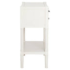 Heritage White Pearl Finish Console Table