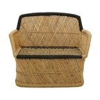 Rowan Two Seater Natural And Black Sofa