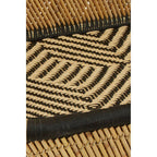 Rowan Two Seater Natural And Black Sofa