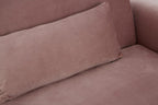 Hatton Pink Velvet Sofa Bed